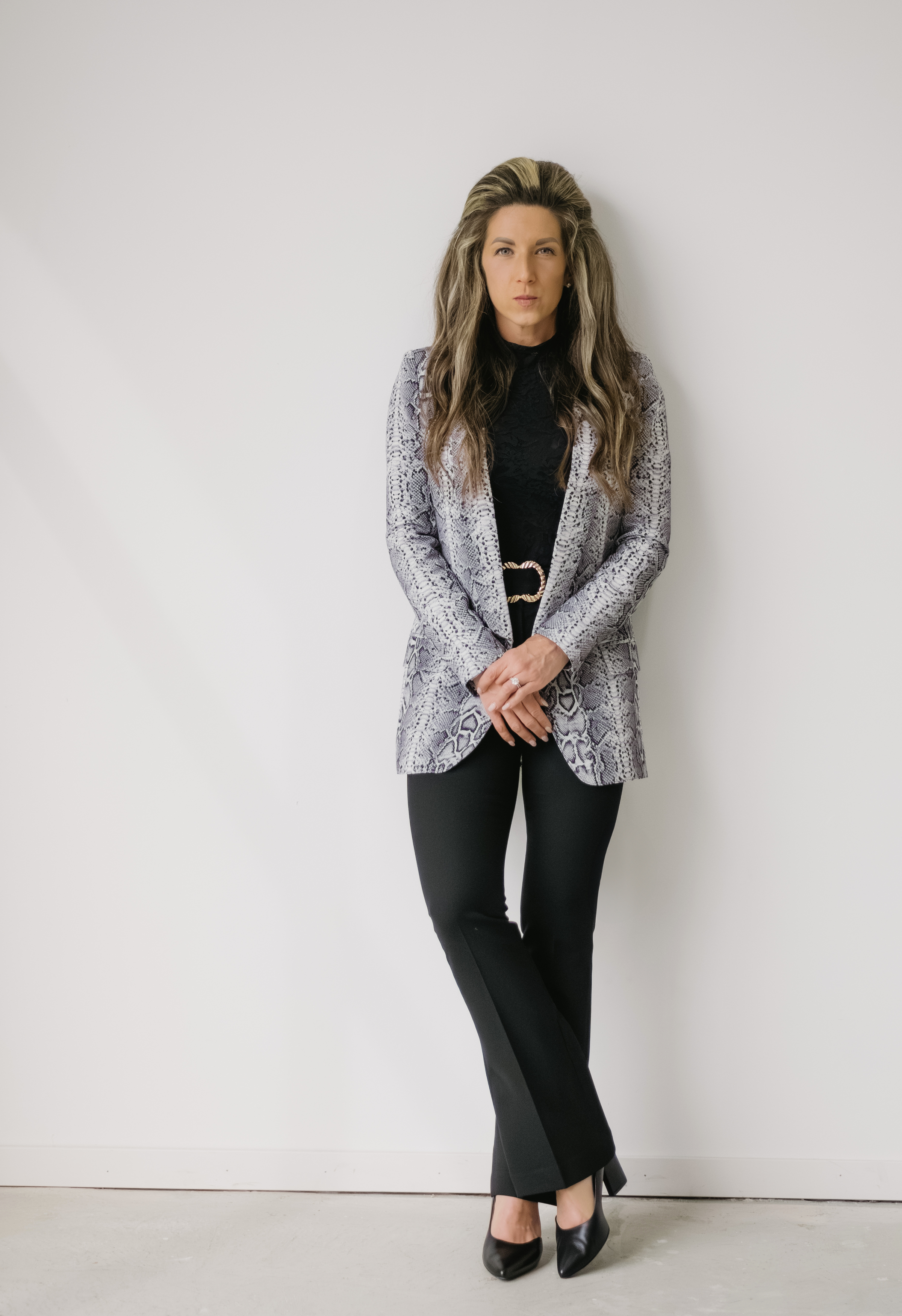 Morgan Arbez standing in a studio portrait